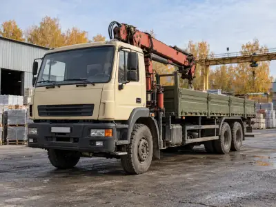 Манипулятор 10 т Новороссийск — Воронеж, фото 1 — спереди