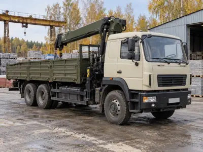 Манипулятор 10 т Новороссийск — Воронеж, фото 2 — с другой стороны