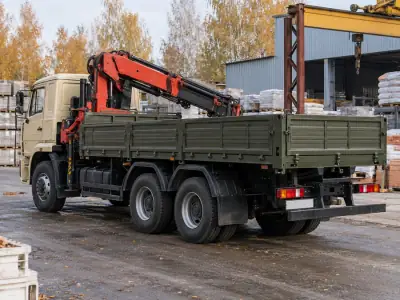Манипулятор 10 т Новороссийск — Воронеж, фото 4 — сзади
