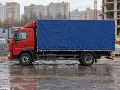 Тент 5 т Санкт-Петербург — Самара, фото 3 — сбоку