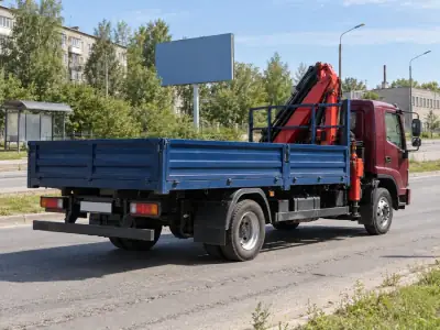 Манипулятор 5 т Тюмень — Новый Уренгой, фото 4 — сзади