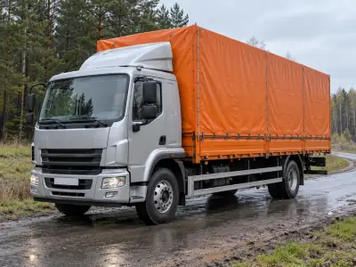 Тентованная фура 10 т Ростов-на-Дону — Омск, фото 4 — сзади