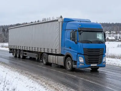 Шторная еврофура 20 т Сочи — Санкт-Петербург, фото 2 — с другой стороны