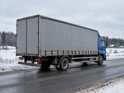 Шторная фура 10 т Челябинск — Уфа, фото 4 — сзади