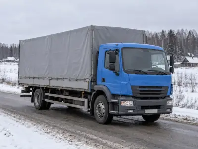 Тентованная фура 10 т Пермь — Уфа, фото 2 — с другой стороны