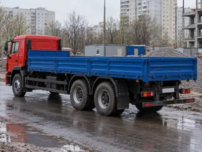 Бортовая фура 10 т Сочи — Тольятти, фото 4 — сзади