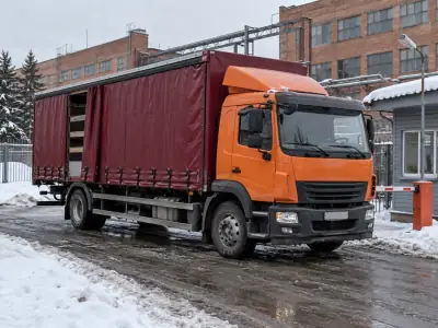 Шторная фура 10 т Челябинск — Тюмень, фото 2 — с другой стороны