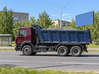 Самосвал 20 т Пермь — Москва, фото 1 — спереди