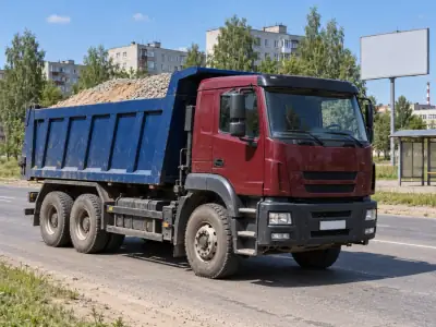Самосвал 20 т Пермь — Москва, фото 2 — с другой стороны