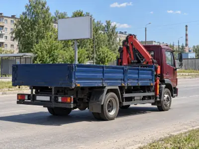 Манипулятор 5 т Воронеж — Санкт-Петербург, фото 4 — сзади