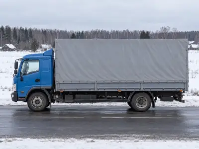 Тент 5 т Новороссийск — Воронеж, фото 3 — сбоку