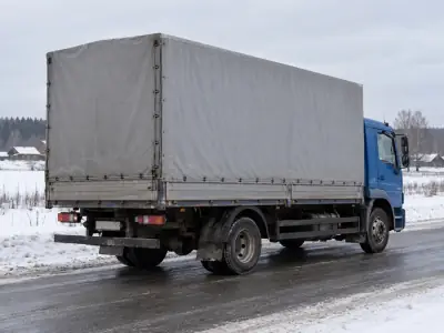 Тент 5 т Новороссийск — Воронеж, фото 4 — сзади