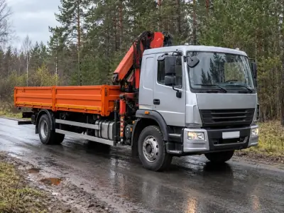 Манипулятор 5 т Омск — Самара, фото 2 — с другой стороны