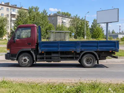 Бортовой 5 т Краснодар — Омск, фото 1 — спереди