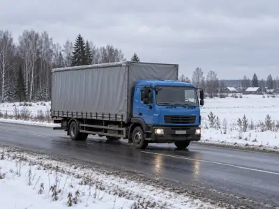 Шторная фура 10 т Великий Новгород — Санкт-Петербург, фото 1 — спереди