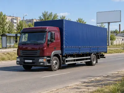 Тентованная фура 10 т Краснодар — Москва, фото 3 — сбоку