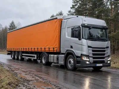 Шторная еврофура 20 т Пермь — Уфа, фото 2 — с другой стороны