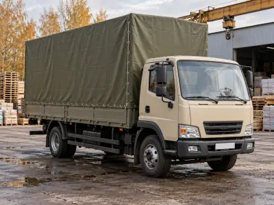 Тент 5 т Волгодонск — Ростов-на-Дону, фото 1 — спереди