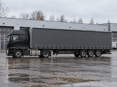 Шторная еврофура 20 т Воронеж — Челябинск, фото 1 — спереди