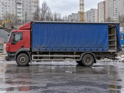 Шторная фура 10 т Краснодар — Новороссийск, фото 3 — сбоку