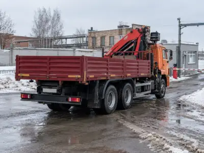 Манипулятор 10 т Москва — Самара, фото 4 — сзади