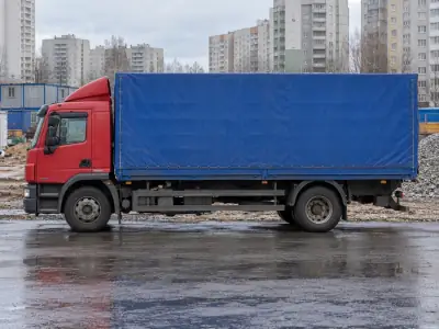 Тентованная фура 10 т Челябинск — Омск, фото 3 — сбоку