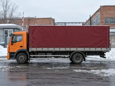 Тентованная фура 10 т Омск — Новороссийск, фото 3 — сбоку