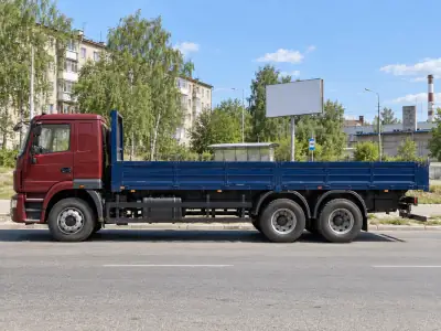 Бортовая фура 10 т Пермь — Тюмень, фото 1 — спереди