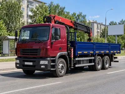 Манипулятор 10 т Волгоград — Уфа, фото 3 — сбоку