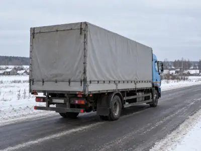Тентованная фура 10 т Новосибирск — Тольятти, фото 4 — сзади