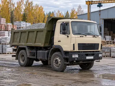 Самосвал 10 т Омск — Новосибирск, фото 2 — с другой стороны