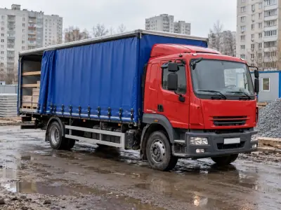 Шторная фура 10 т Воронеж — Курск, фото 2 — с другой стороны