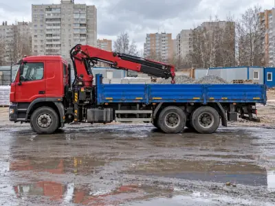 Манипулятор 10 т Воронеж — Челябинск, фото 3 — сбоку