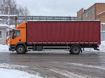 Шторная фура 10 т Уфа — Тюмень, фото 3 — сбоку