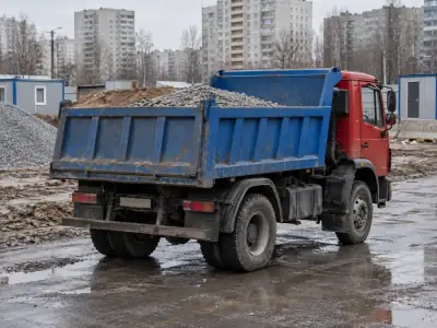 Самосвал 10 т Волгоград — Новосибирск, фото 4 — сзади