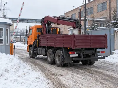 Манипулятор 10 т Пермь — Уфа, фото 4 — сзади