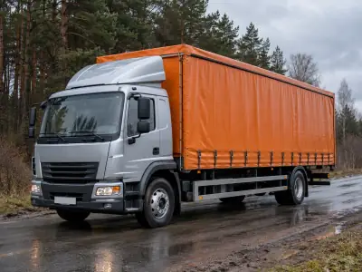 Шторная фура 10 т Ростов-на-Дону — Челябинск, фото 1 — спереди