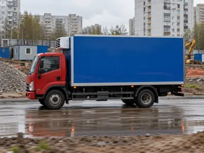 Рефрижератор 5 т Москва — Красноярск, фото 1 — спереди