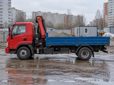 Манипулятор 5 т Самара — Новосибирск, фото 1 — спереди