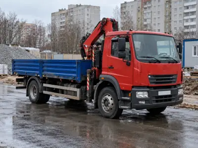 Манипулятор 5 т Самара — Новосибирск, фото 2 — с другой стороны