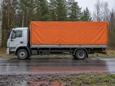 Тент 5 т Сочи — Воронеж, фото 3 — сбоку