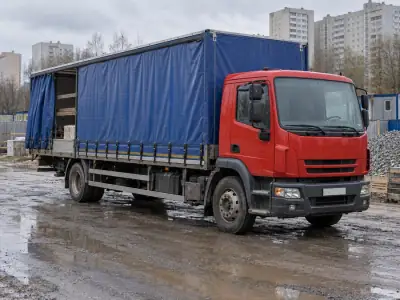 Шторная фура 10 т Пермь — Уфа, фото 2 — с другой стороны