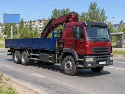 Манипулятор 10 т Челябинск — Красноярск, фото 2 — с другой стороны
