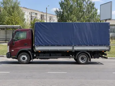 Тентованная фура 10 т Челябинск — Тольятти, фото 3 — сбоку