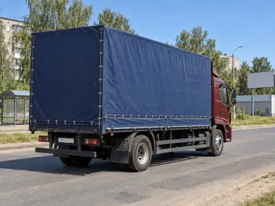 Тентованная фура 10 т Челябинск — Тольятти, фото 4 — сзади