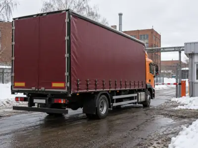 Шторная фура 10 т Тюмень — Ростов-на-Дону, фото 4 — сзади