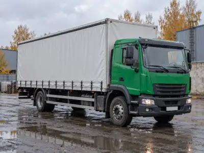 Шторная фура 10 т Ростов-на-Дону — Тюмень, фото 2 — с другой стороны