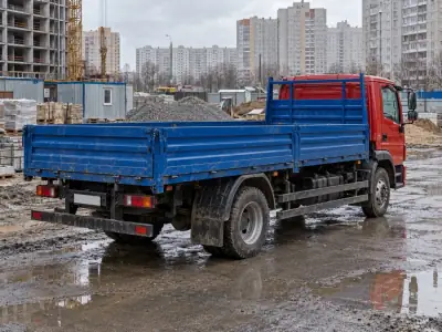 Бортовой 5 т Челябинск — Москва, фото 4 — сзади