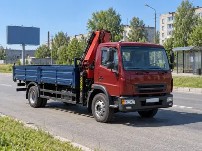 Манипулятор 5 т Воронеж — Новороссийск, фото 2 — с другой стороны