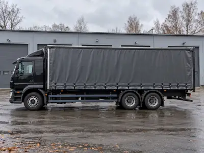 Шторная фура 10 т Уфа — Челябинск, фото 1 — спереди